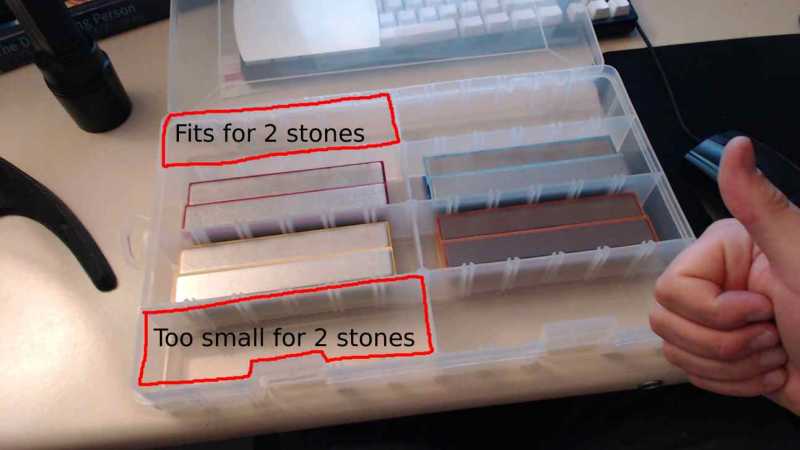 Plano plastic storage container for stones – Wicked Edge Precision